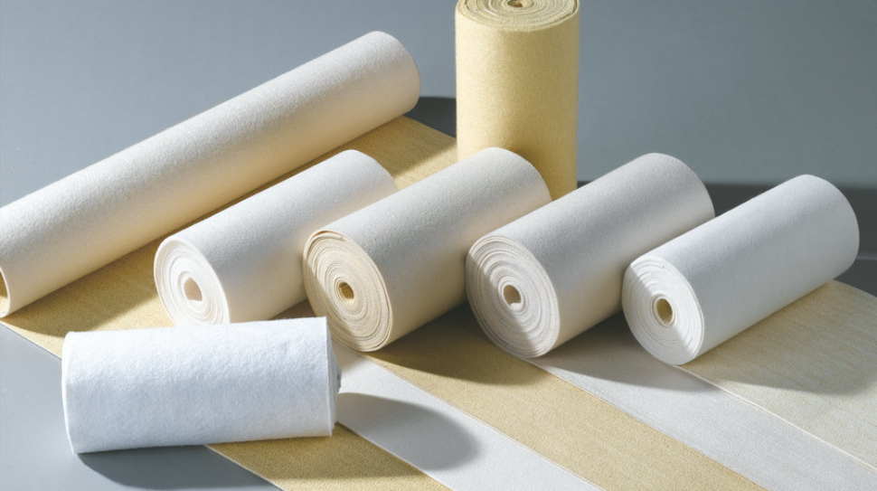 Needle punched filter materials